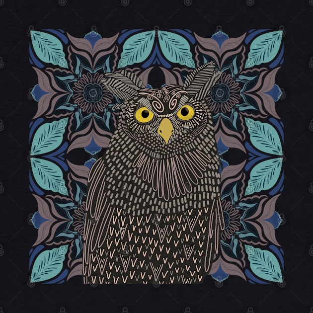 Great Horned Owl | Ornamental | Owl Lovers by Suneldesigns